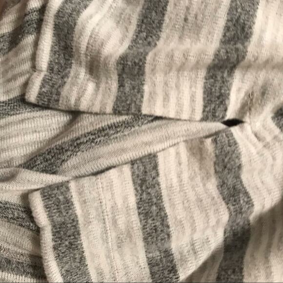 Loft Stripe Cowlneck lightweight Pullover Sweater - Picture 7 of 7